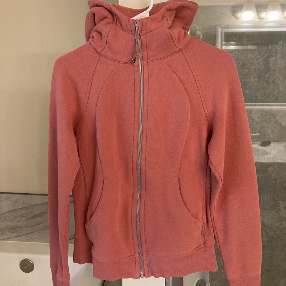 Scuba hoodie antique rose size 6